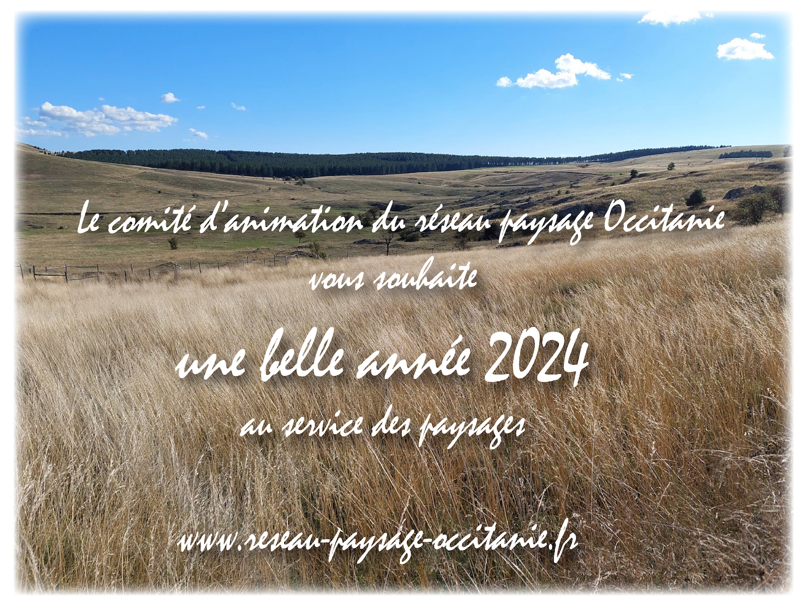 Une bonne année 2024 au service des paysages !